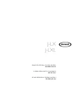 Jacuzzi J - LXL Installation Manual And Use & Maintenance preview