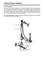 Preview for 8 page of Jacuzzi J-SHA Installation & Operating Instructions Manual