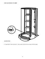 Предварительный просмотр 21 страницы Jacuzzi J-SHOWER TOWER ENCLOSURE-Siena Installation And Operating Manual