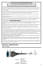 Предварительный просмотр 3 страницы Jacuzzi JPV100 Operating Instructions