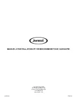 Preview for 33 page of Jacuzzi LG72000 Installation Manual & Warranty Information