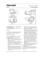 Jacuzzi Magnum Owner'S Manual preview