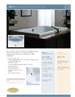 Jacuzzi Mito 5 Specification Sheet предпросмотр