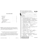 Предварительный просмотр 18 страницы Jacuzzi MORPHOSIS GB11000 Installation And Operation Instructions Manual