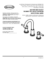 Jacuzzi MP45827 Installation Instructions Manual preview