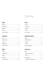 Предварительный просмотр 3 страницы Jacuzzi MyWay Installation, Use And Maintenance Manual
