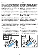 Preview for 4 page of Jacuzzi MyWay Installation, Use And Maintenance Manual