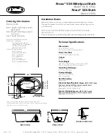 Preview for 2 page of Jacuzzi NOVA 536 Specification Sheet