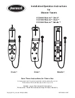 Preview for 1 page of Jacuzzi ONDA EC31000 Installation & Operation Instructions