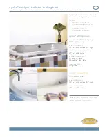 Jacuzzi Opalia 9635 Specification Sheet preview