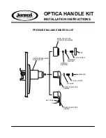 Jacuzzi OPTICA HANDLE KIT Installation Instructions preview