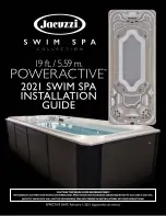 Jacuzzi PowerActive Swim Spa Series Installation Manual preview