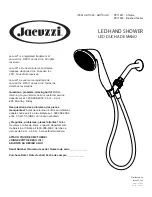 Jacuzzi PP71827 Assembly Instructions предпросмотр