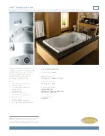 Preview for 1 page of Jacuzzi Real EH85 Specification Sheet