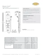 Preview for 2 page of Jacuzzi Ristorre Ovale EC31 Specification Sheet