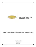 Preview for 27 page of Jacuzzi SALON SPA BATH SERIES Installation And Operation Instructions Manual