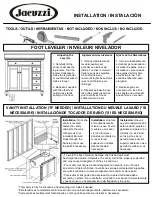 Предварительный просмотр 5 страницы Jacuzzi SALONE SAV24ES Installation Manual