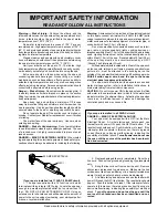 Preview for 2 page of Jacuzzi Select Series Owner'S Manual