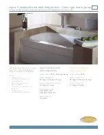 Jacuzzi SIGNA 5 Specification Sheet предпросмотр