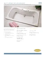 Jacuzzi Signa 6 Whirlpool Bath and Soaking Bath C100 Specification Sheet preview