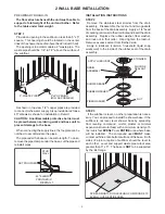 Preview for 7 page of Jacuzzi Summer Rain 2 Wall and 3 Wall Installation And Operating Instructions Manual