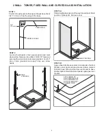 Preview for 10 page of Jacuzzi Summer Rain 2 Wall and 3 Wall Installation And Operating Instructions Manual