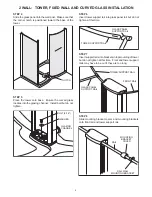 Preview for 11 page of Jacuzzi Summer Rain 2 Wall and 3 Wall Installation And Operating Instructions Manual