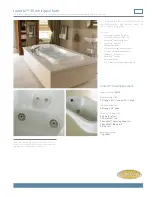 Jacuzzi Torretta 36 Whirlpool Bath EH95 Specification Sheet preview