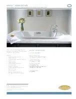 Предварительный просмотр 1 страницы Jacuzzi Venicia Whirlpool Bath EJ00 Specification Sheet