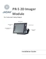 Предварительный просмотр 1 страницы Jadak PR-5 Installation Manual