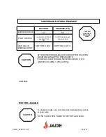 Preview for 13 page of Jade CONVECTION OVEN Installation & Operation Manual