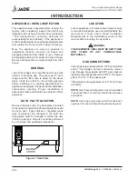 Preview for 4 page of Jade JTRH Series Installation & Operation Manual