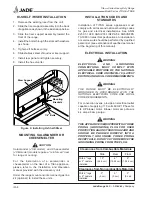 Предварительный просмотр 8 страницы Jade JTRH Series Installation & Operation Manual