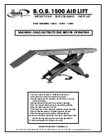 Preview for 1 page of Jadeim Handy B.O.B. 1500 AIR LIFT Instructions