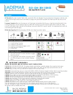 Предварительный просмотр 3 страницы JADEMAR LIGHTING BLD-GM-30H Series Quick Start Manual