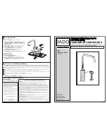 JADO 832 860 Series Installation Instructions preview