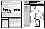 Предварительный просмотр 1 страницы JADO 853/450 Series Installation Instructions