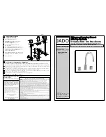 Preview for 1 page of JADO Borma 814 003 Series Installation Instructions