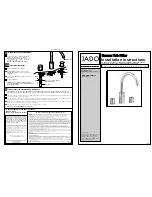 Preview for 1 page of JADO Borma 814 083 Series Installation Instructions