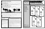 Preview for 1 page of JADO Classic Colonial Victorian 853/400 Series Installation Instructions