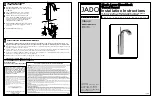 JADO Glance 831/701 Series Installation Instructions preview