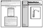 JADO Glance 831/800 Series Installation Instructions preview