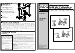 Preview for 1 page of JADO Hatteras 842/003 Series Installation Instructions