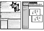 Предварительный просмотр 1 страницы JADO Hatteras 842/035 Series Installation Instructions