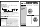 Preview for 1 page of JADO Hatteras 842/545 Series Installation Instructions