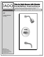 Preview for 1 page of JADO IQ 832 495 Series Installation Instructions