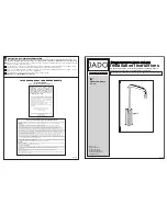 JADO IQ 832 800 Series Installation Instructions preview