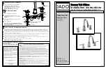 Preview for 1 page of JADO New Haven 826/083 Series Installation Instructions