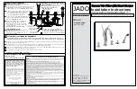 Preview for 1 page of JADO Swan Installation Instructions