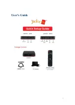 JadooTV Jadoo 5s Quick Setup Manual preview